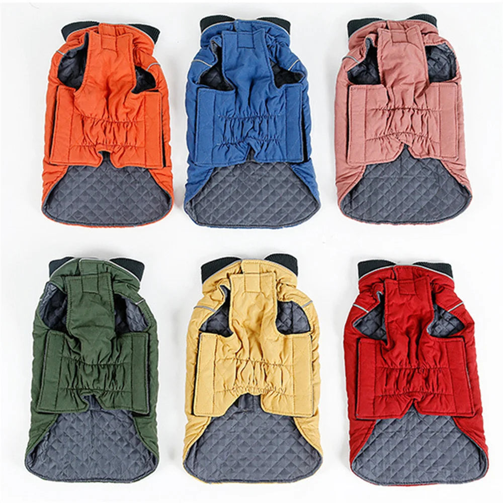 Warm Reflective Winter Jacket for Dogs — XS to 3XL