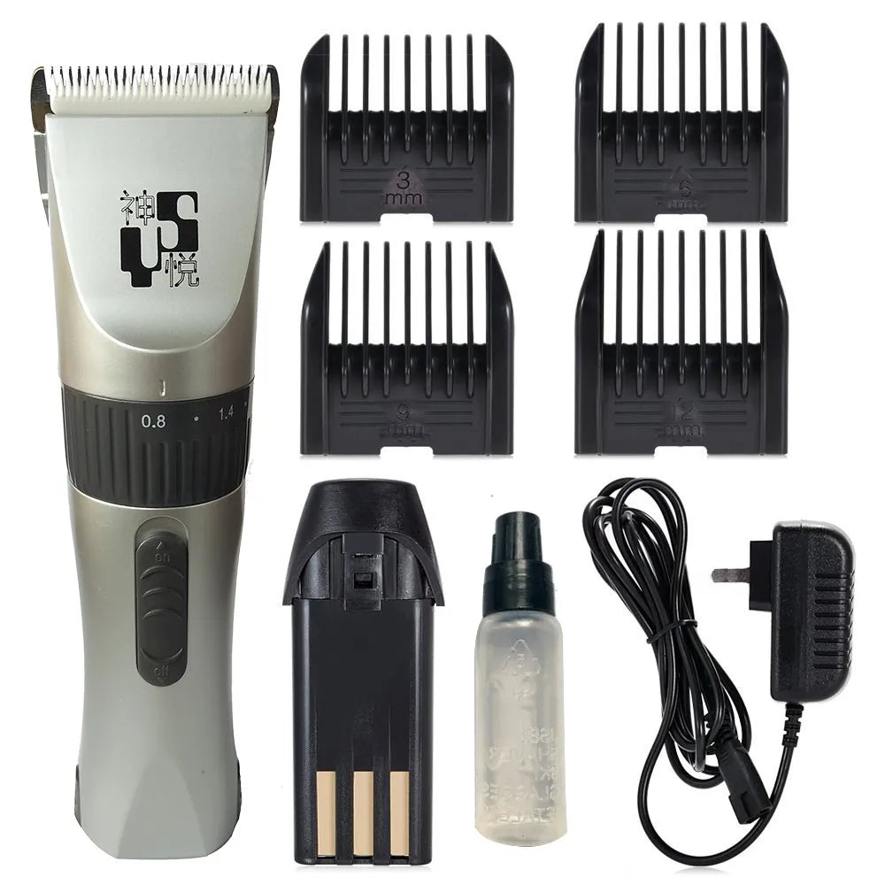 Electric Pet Grooming Scissors Set for Dogs & Cats