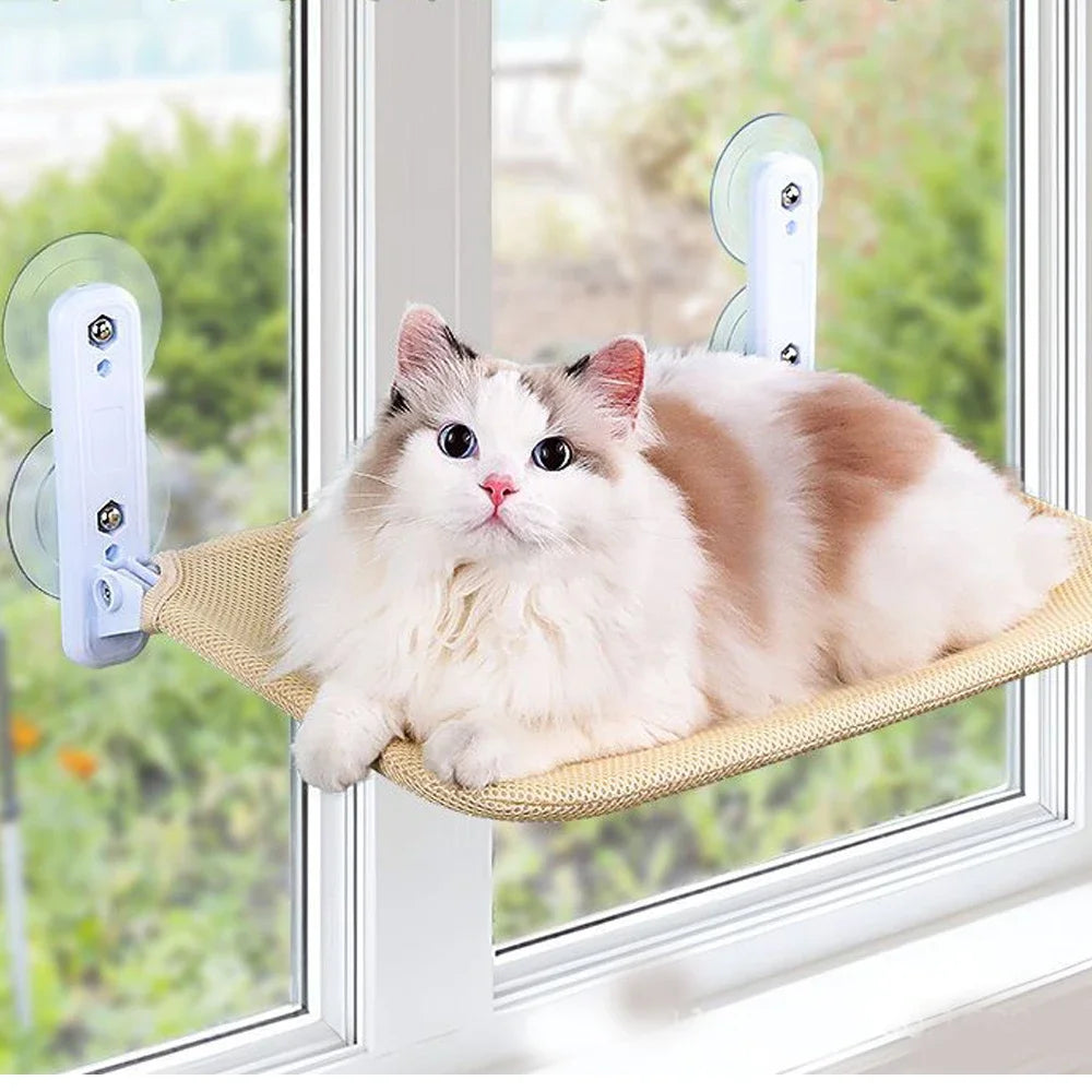 Foldable Breathable Cat Hammock & Windowsill Bed