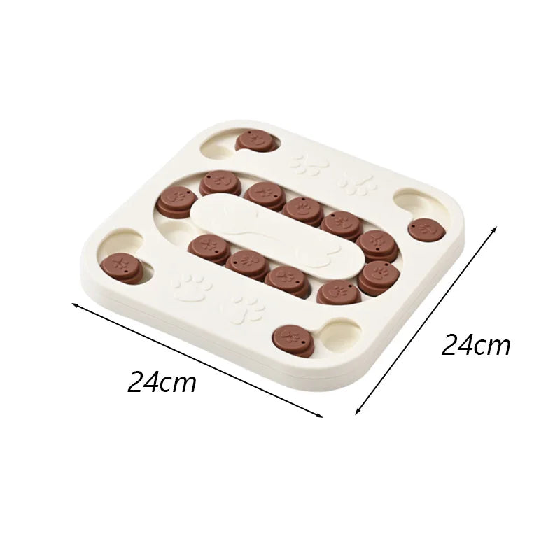 Interactive Puzzle Slow Feeder Bowl for Cats & Dogs