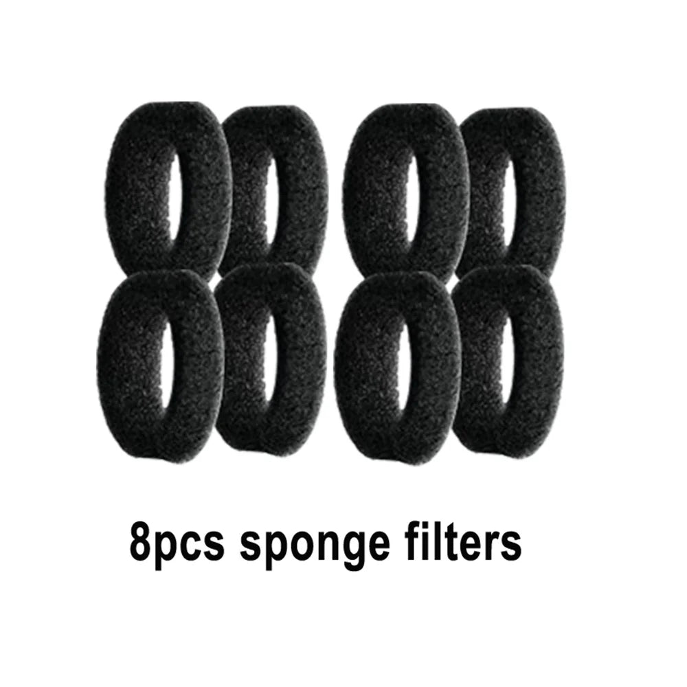 Filtres de remplacement à charbon actif pour fontaines à eau pour animaux de compagnie — 8 pièces