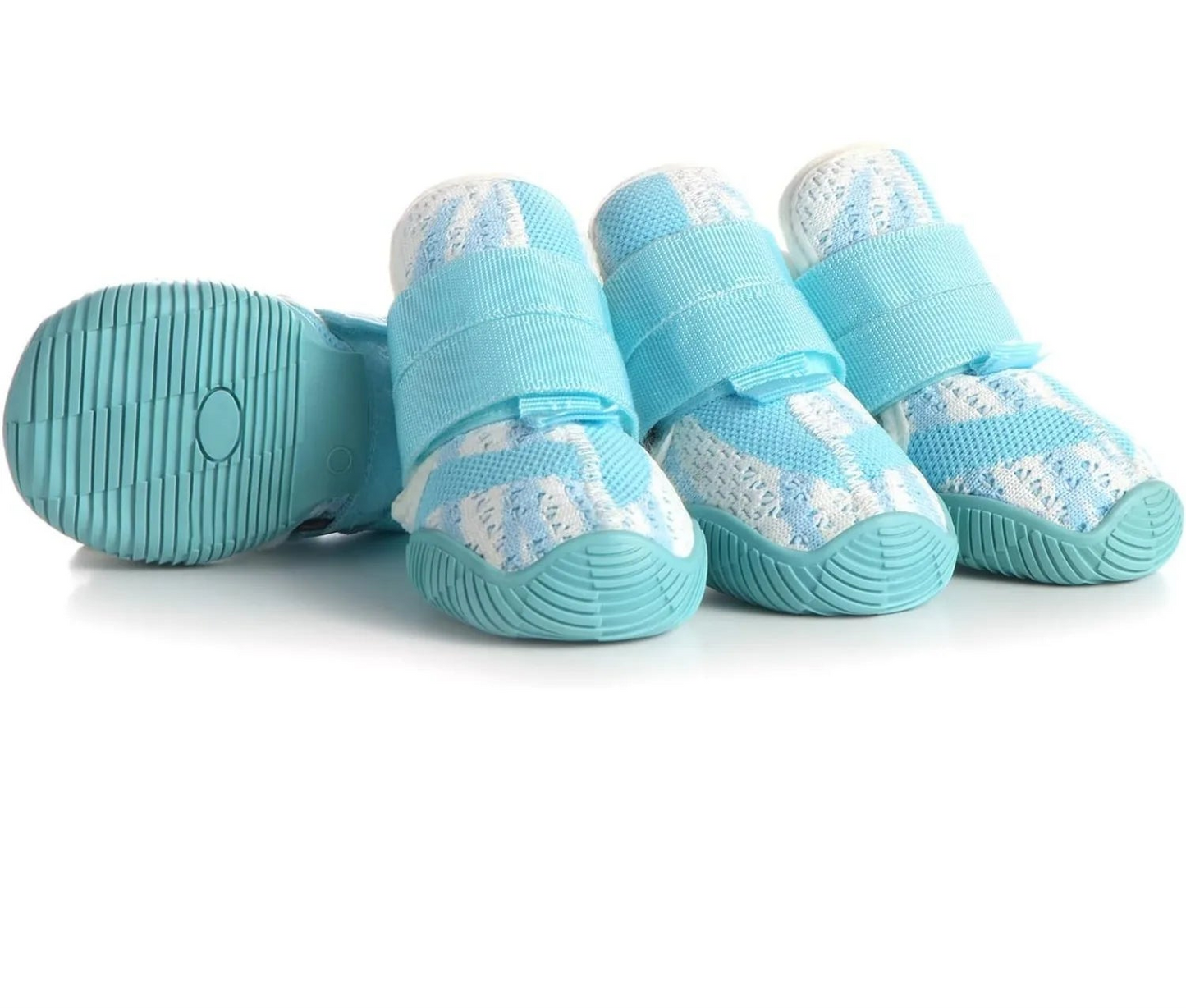 Bottes pour chien en maille respirante avec sangles réglables