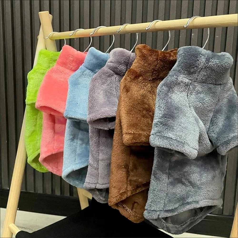 Fleece High Neck Cat Hoodie