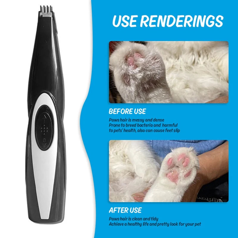 Professional Rechargeable Pet Grooming Clipper Kit for Dogs & Cats