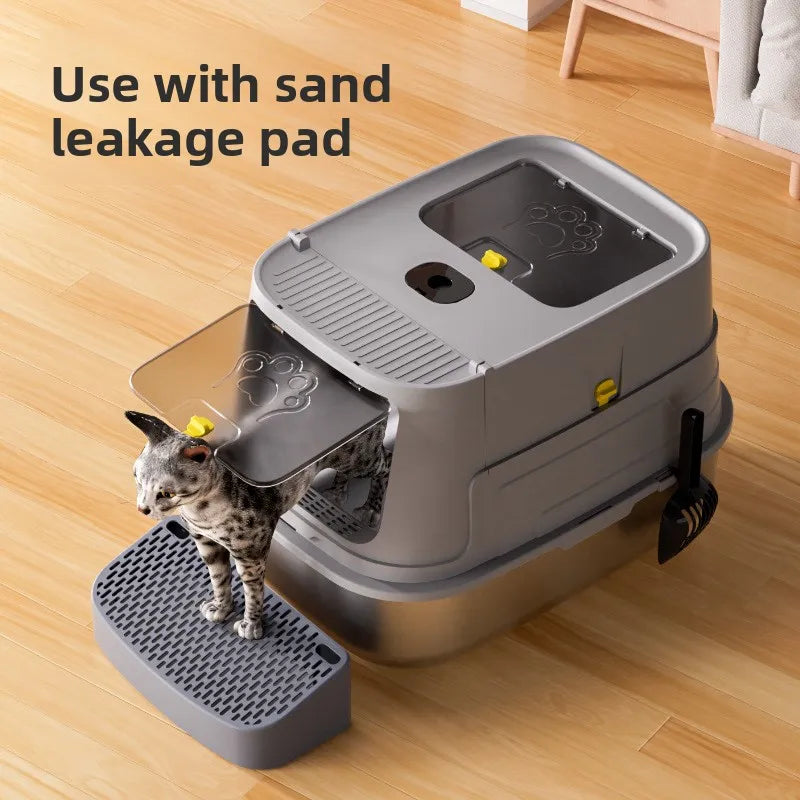 Covered Cat Litter Box