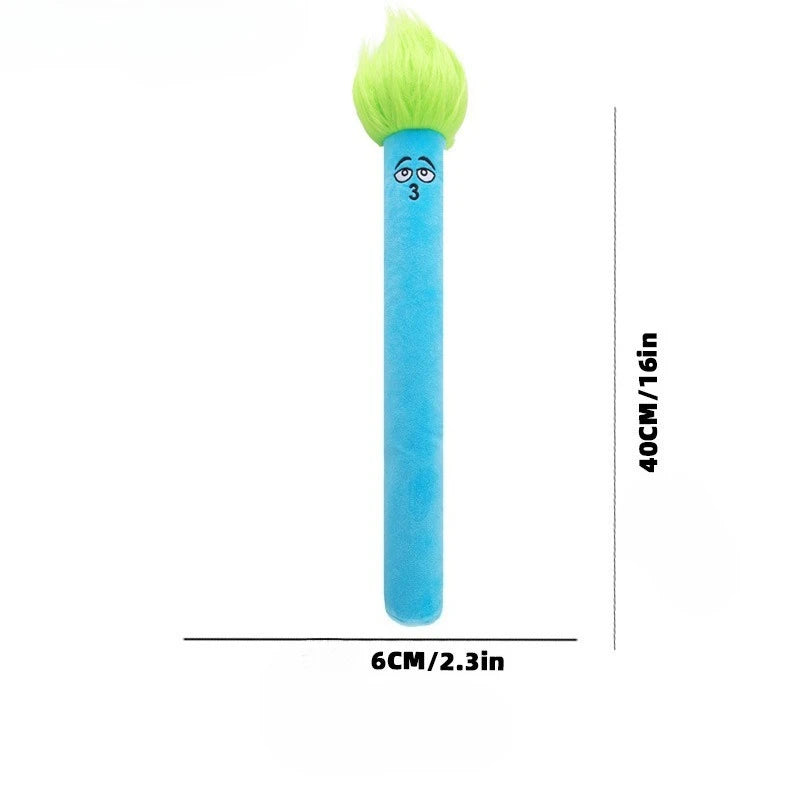 Long Snake Plush Dog Toy - Tough Squeaky Chew Toy for Dogs