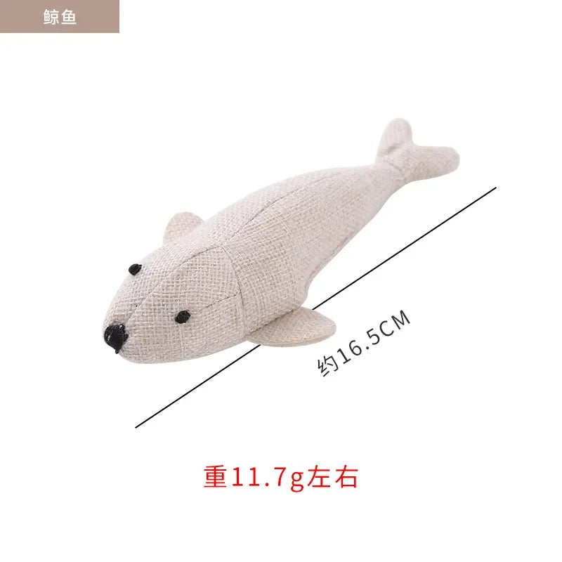 Marine Animal Catnip Crinkle Toy