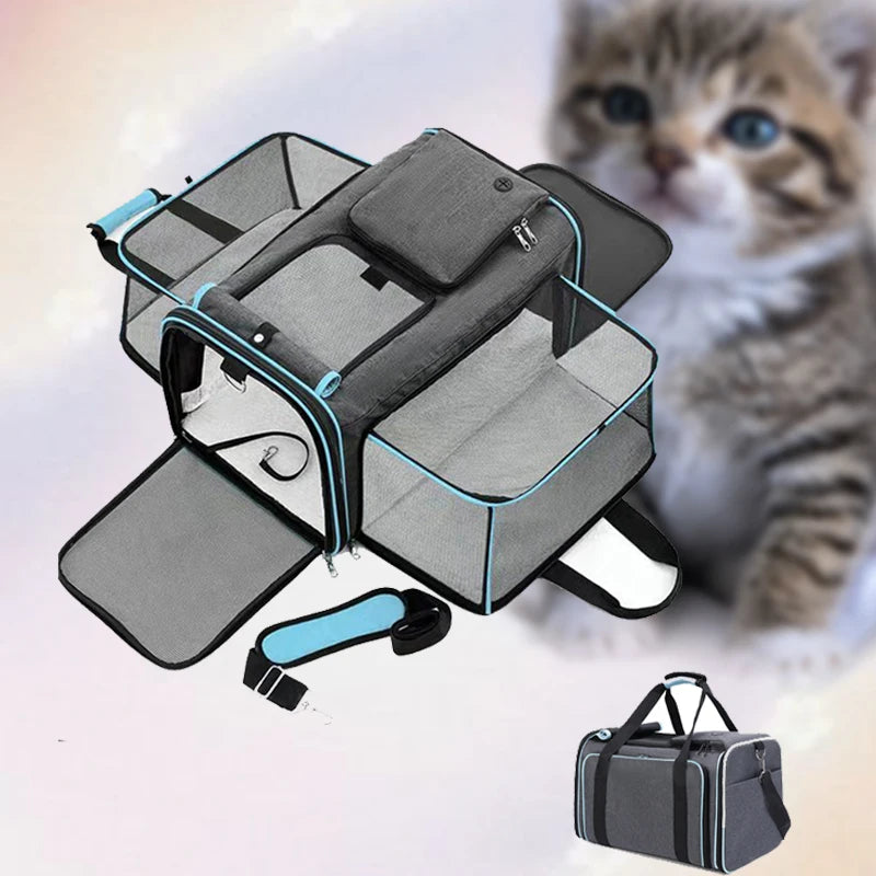 Foldable Large Capacity Pet Carrier Bag