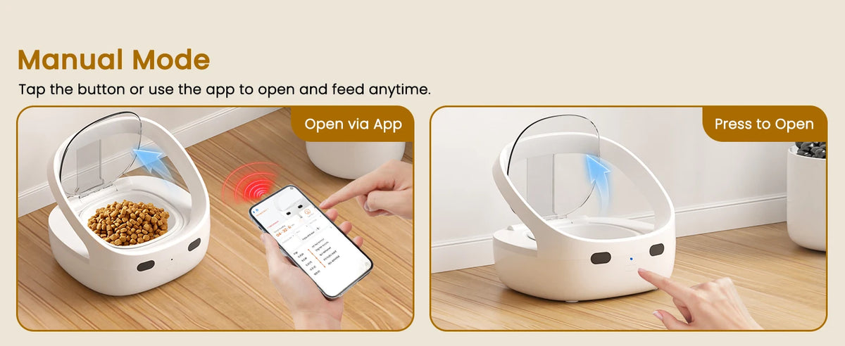 RFID Selective Cat Feeder with Ice Pack Cooling