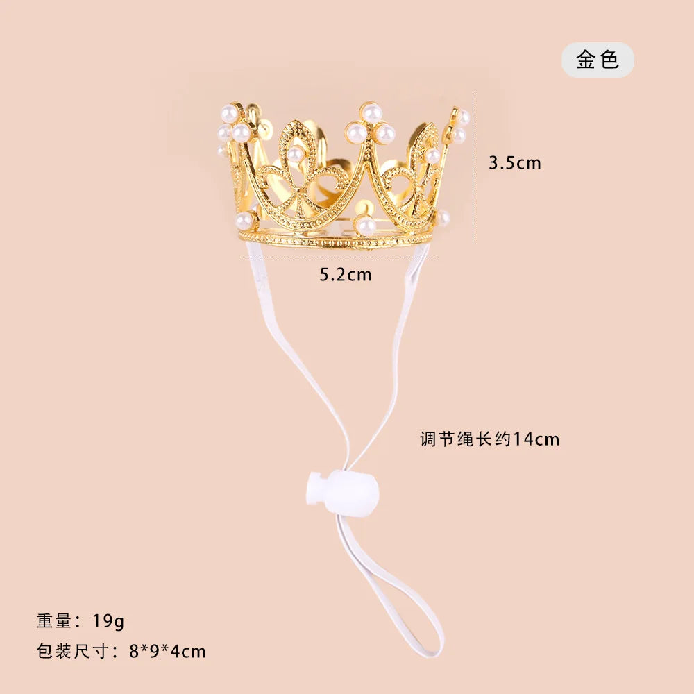 Pet Crown Headwear - Birthday Party Accessory
