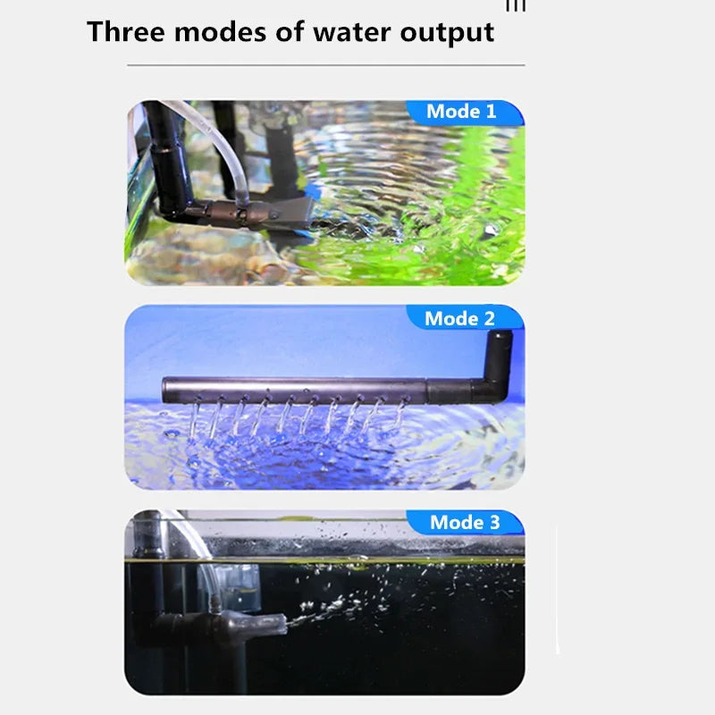 Wall-Mounted Aquarium Filter & Circulation Pump