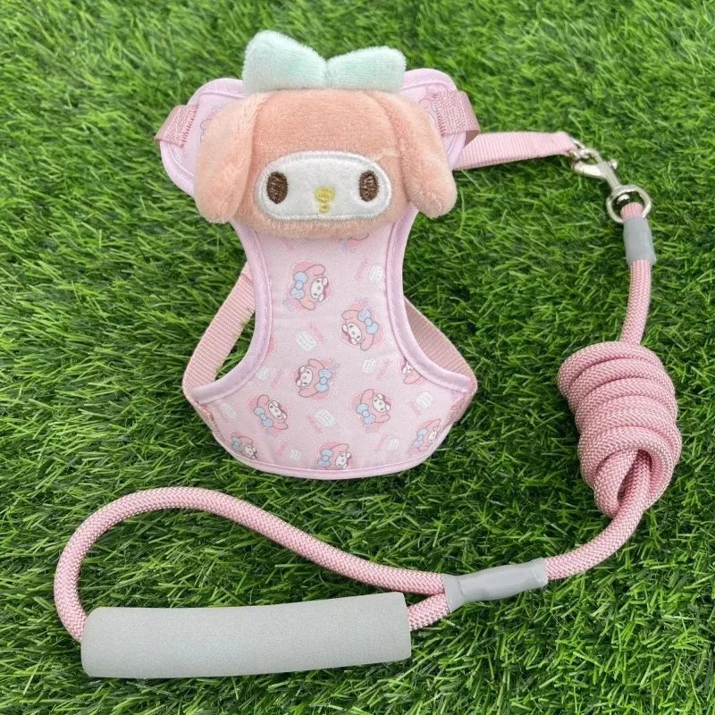 Harnais gilet pour animaux avec sangle de poitrine réglable