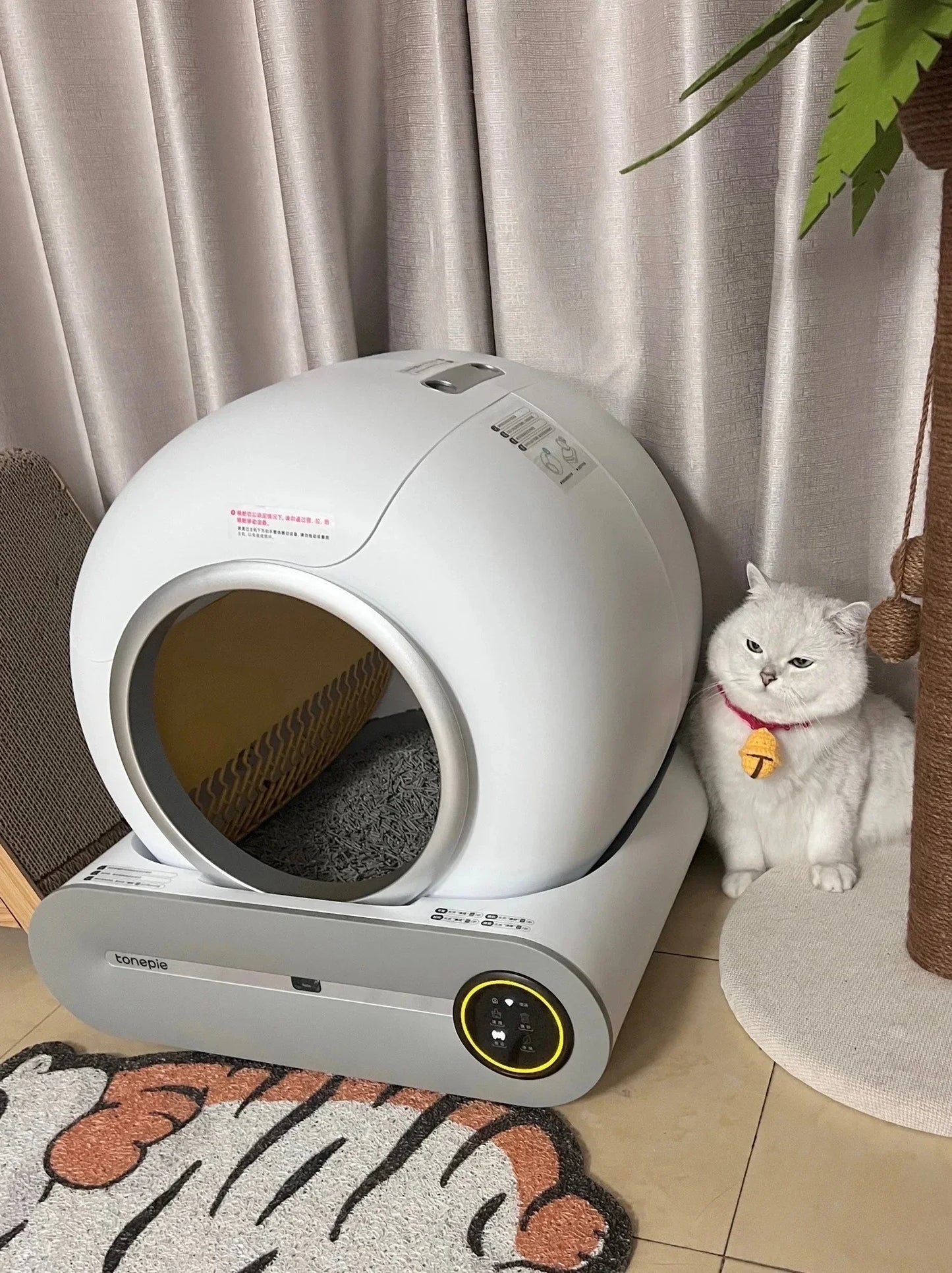 65L Self-Cleaning Automatic Cat Litter Box — App Control, Ionic Deodoriser, Fully Enclosed