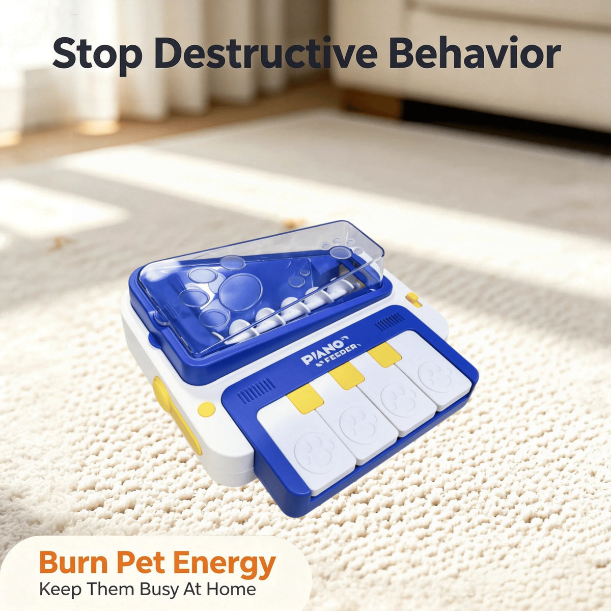 Interactive Dog Piano Treat Dispenser