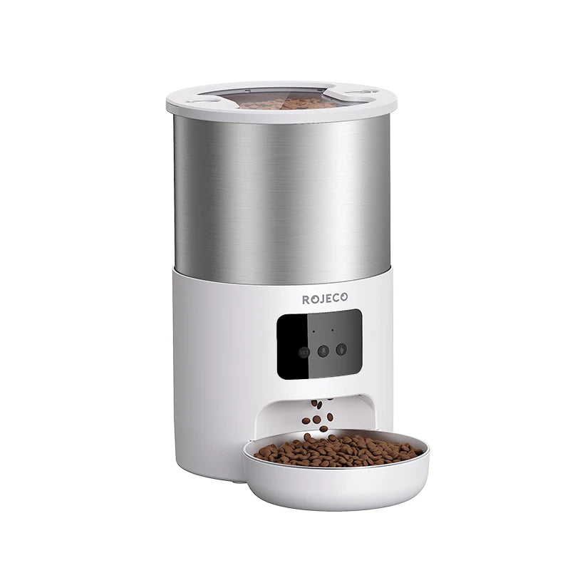 4.5L Smart Pet Feeder with Voice Recording & WiFi App Control