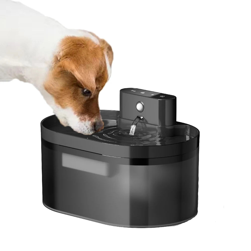 Rechargeable Wireless Pet Water Fountain with Induction Sensor