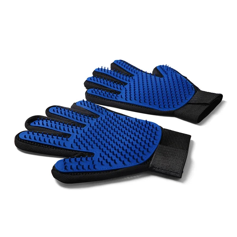 Silicone Pet Grooming Glove for Cats & Dogs