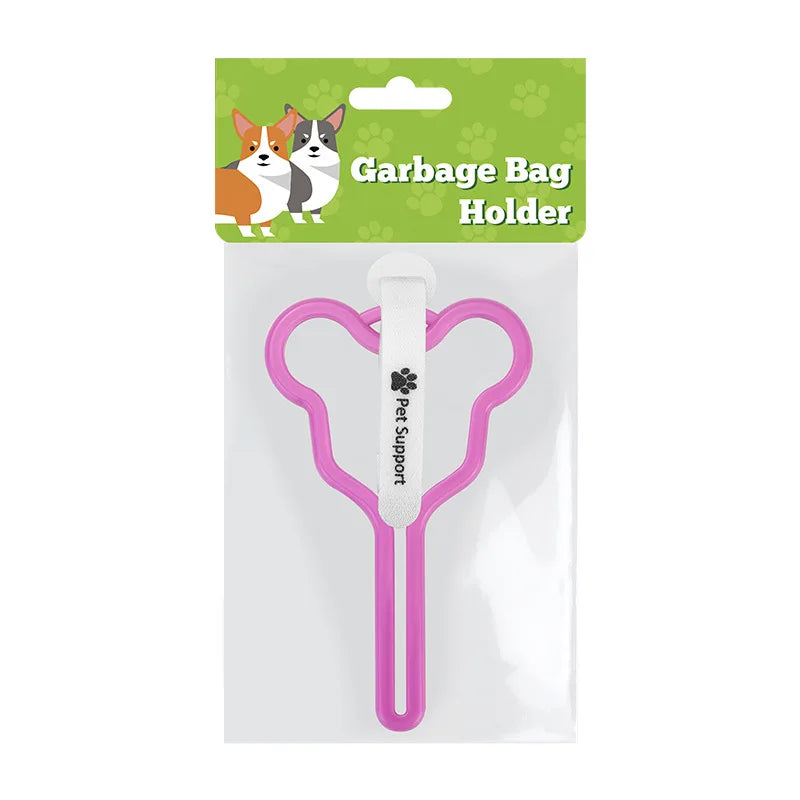Distributeur de sacs à déjections canines mains libres avec clip