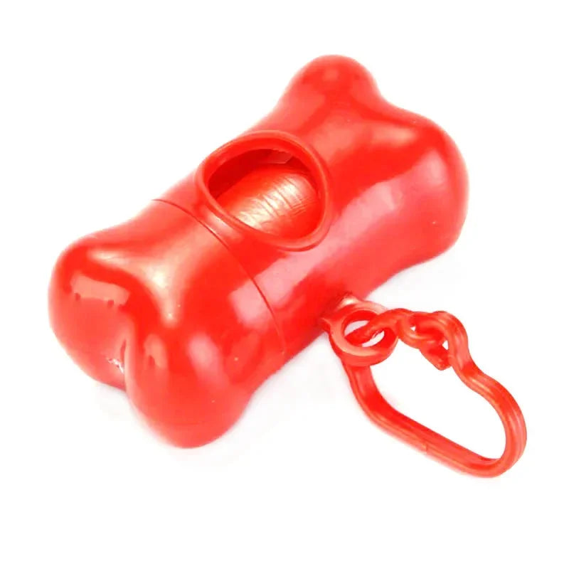 Bone-Shaped Poop Bag Dispenser with Bags