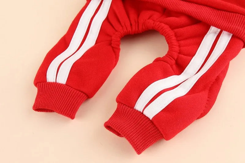 Fleece Hoodie Jumpsuit for Dogs & Cats