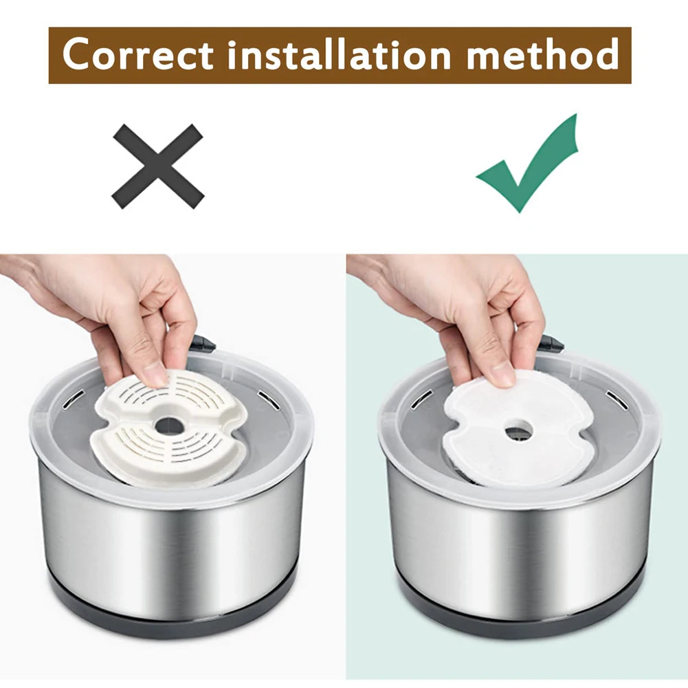 Activated Carbon Replacement Pet Fountain Filters