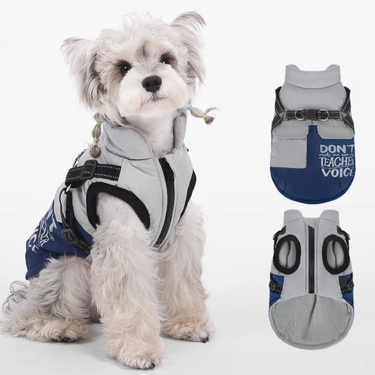 Reflective Winter Vest Harness Jacket for Dogs & Cats