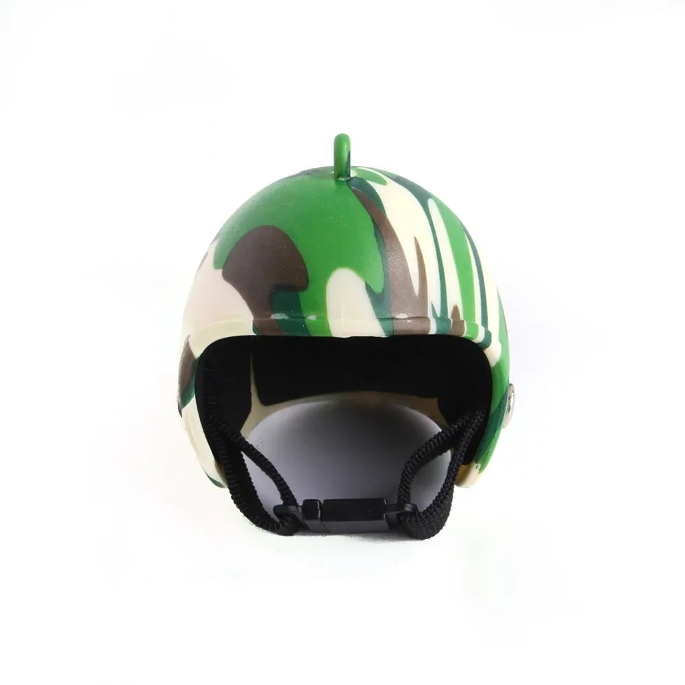 Miniature Protective Helmet for Pet Birds – Fits Parrots, Pigeons & Small Birds