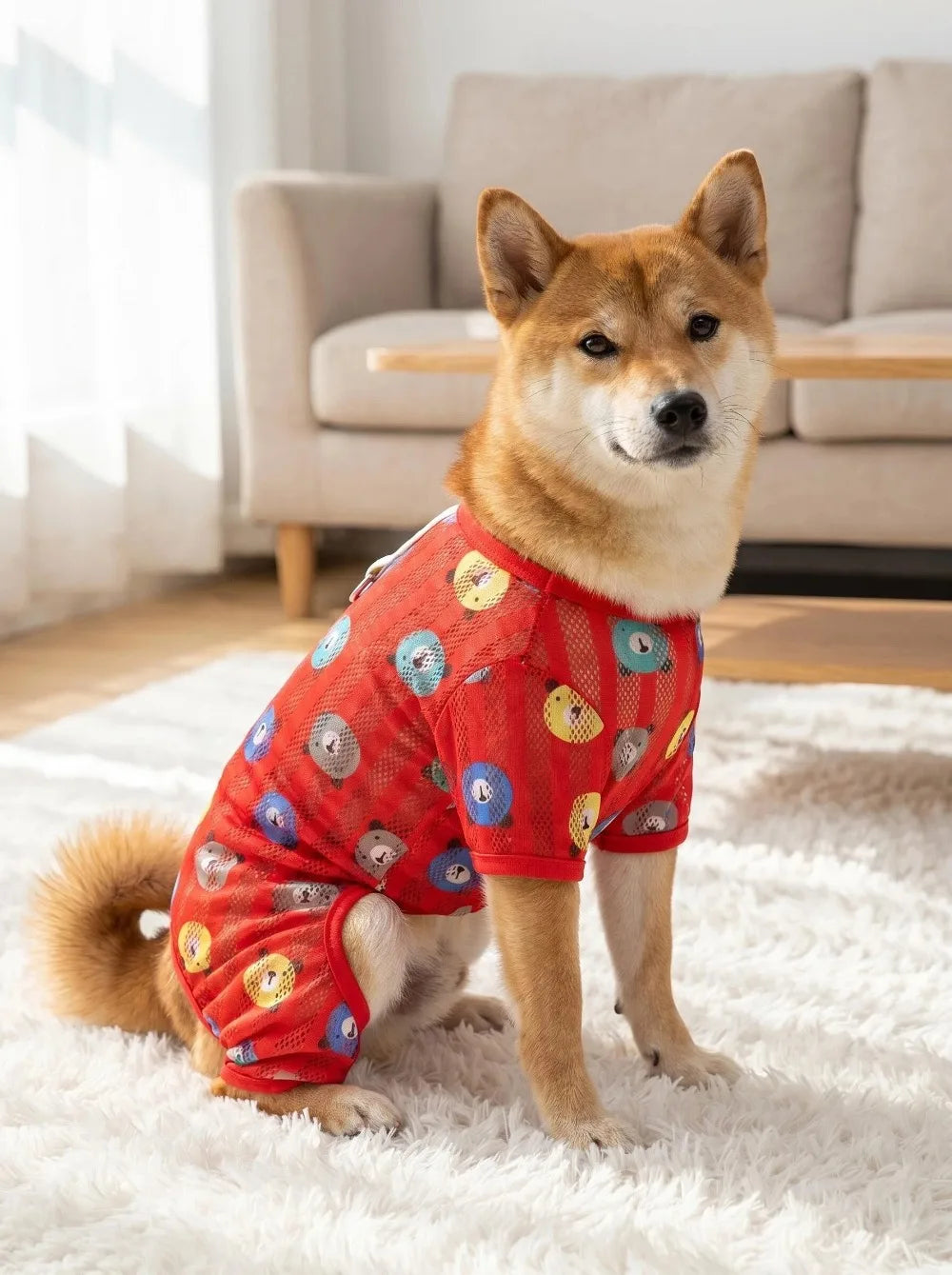 Breathable Mesh Cooling Jumpsuit for Small Dogs & Cats