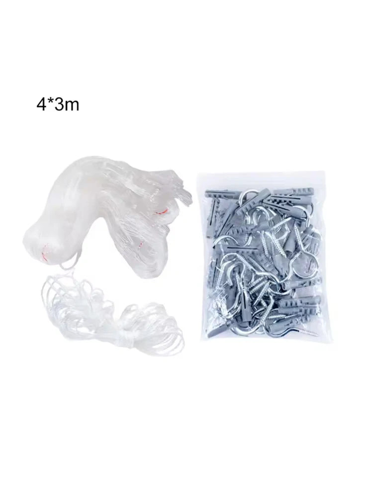 Cat Safety Net for Balconies, Windows & Stairs – Anti-Fall Nylon Mesh