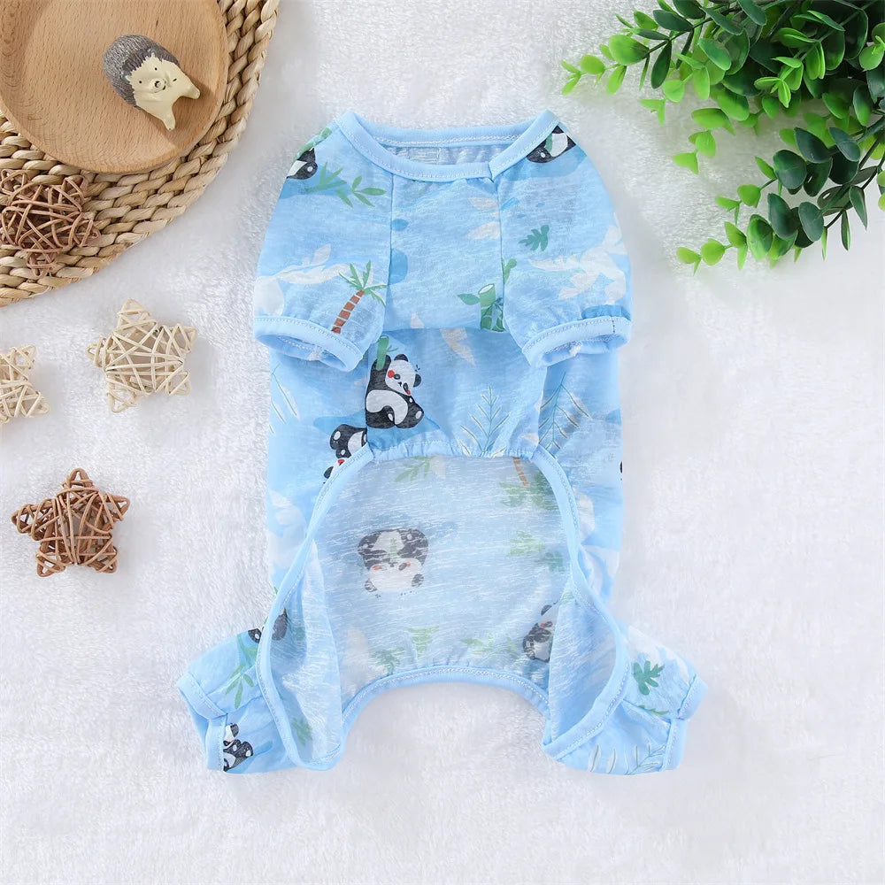 Breathable Mesh Cooling Jumpsuit for Small & Medium Dogs & Cats