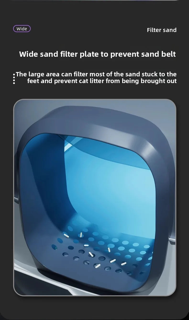 Smart App-Controlled Self-Cleaning Cat Litter Box XXL with UV Sterilisation & Odour Control