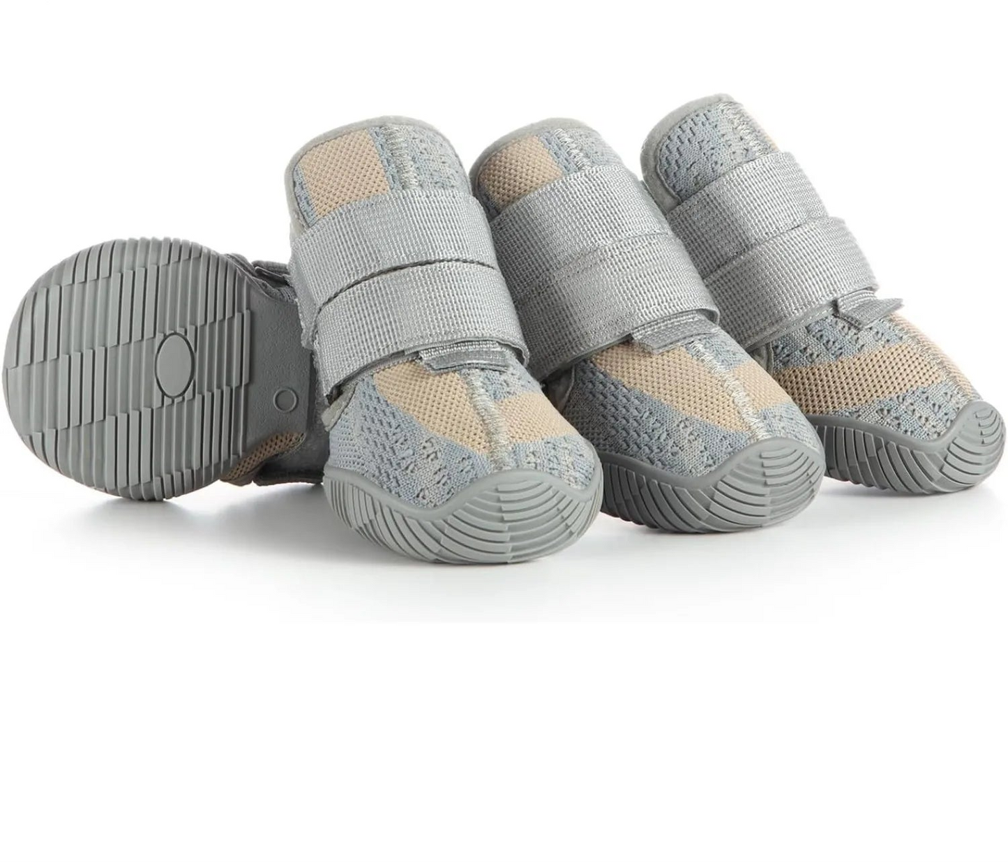 Bottes pour chien en maille respirante avec sangles réglables