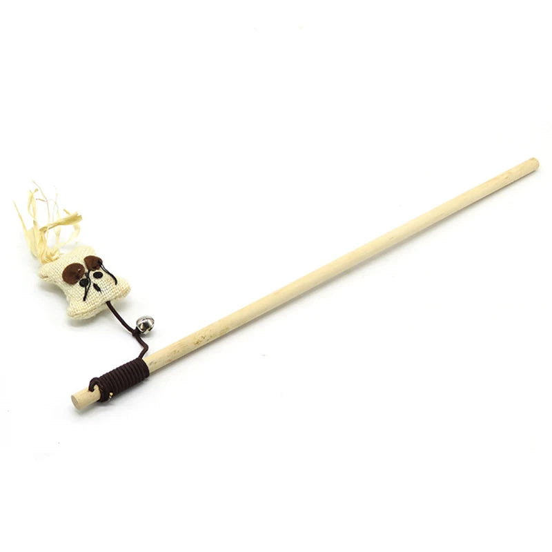 Feather Wand Cat Teaser Toy
