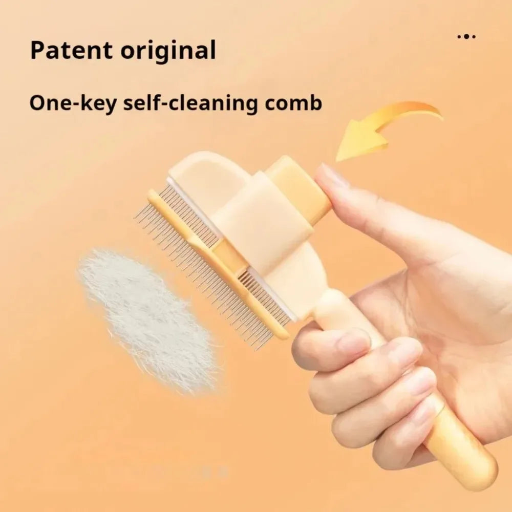 Self-Cleaning Grooming Comb for Dogs & Cats