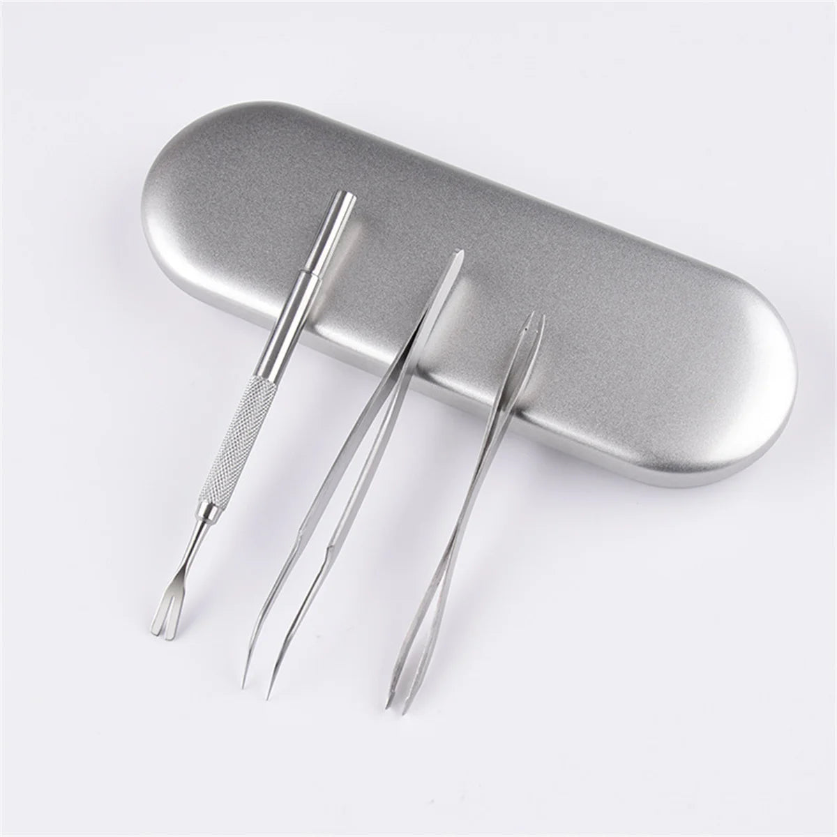 Stainless Steel Tick & Flea Remover Tool Set for Dogs & Cats