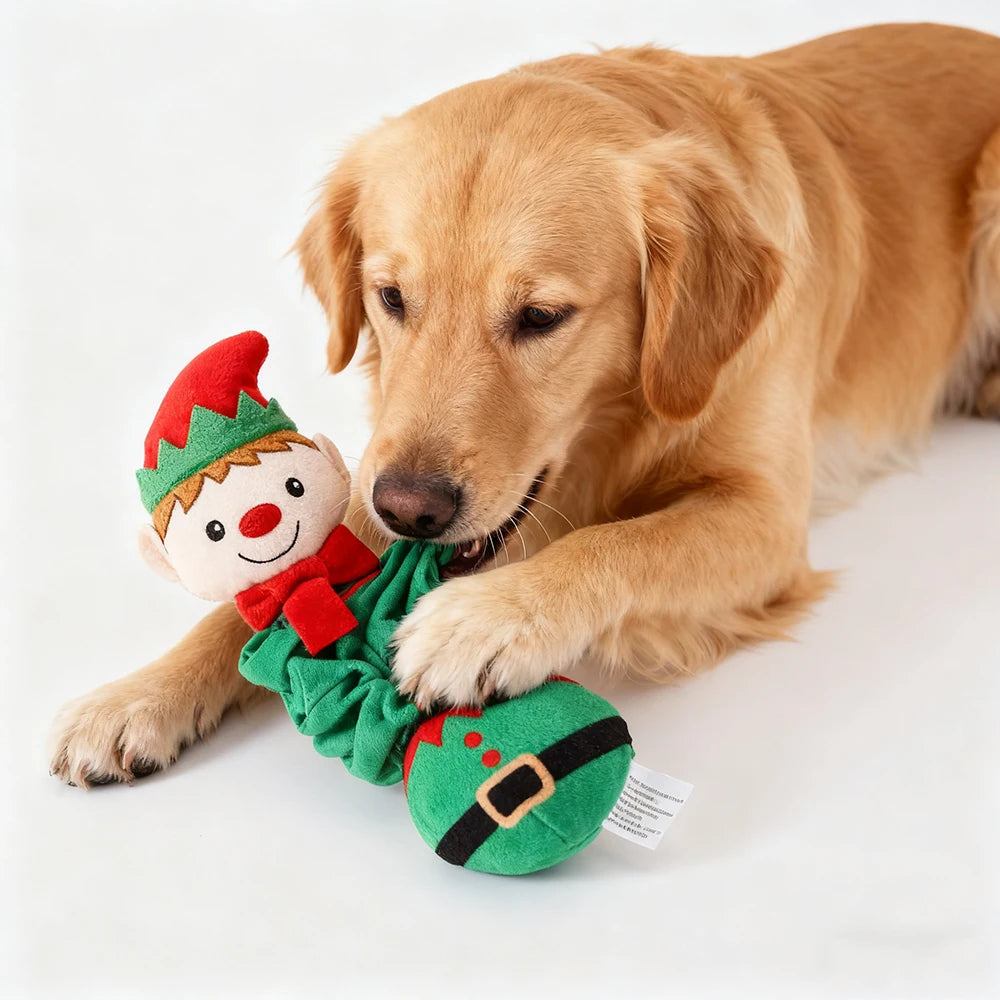 Christmas Plush Squeaky Dog Toy