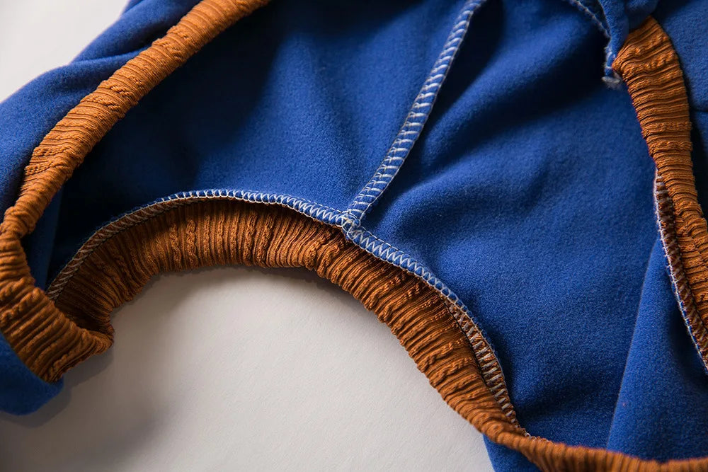 Pull pour chien en peluche à col montant — Couche de base chaude à quatre pattes