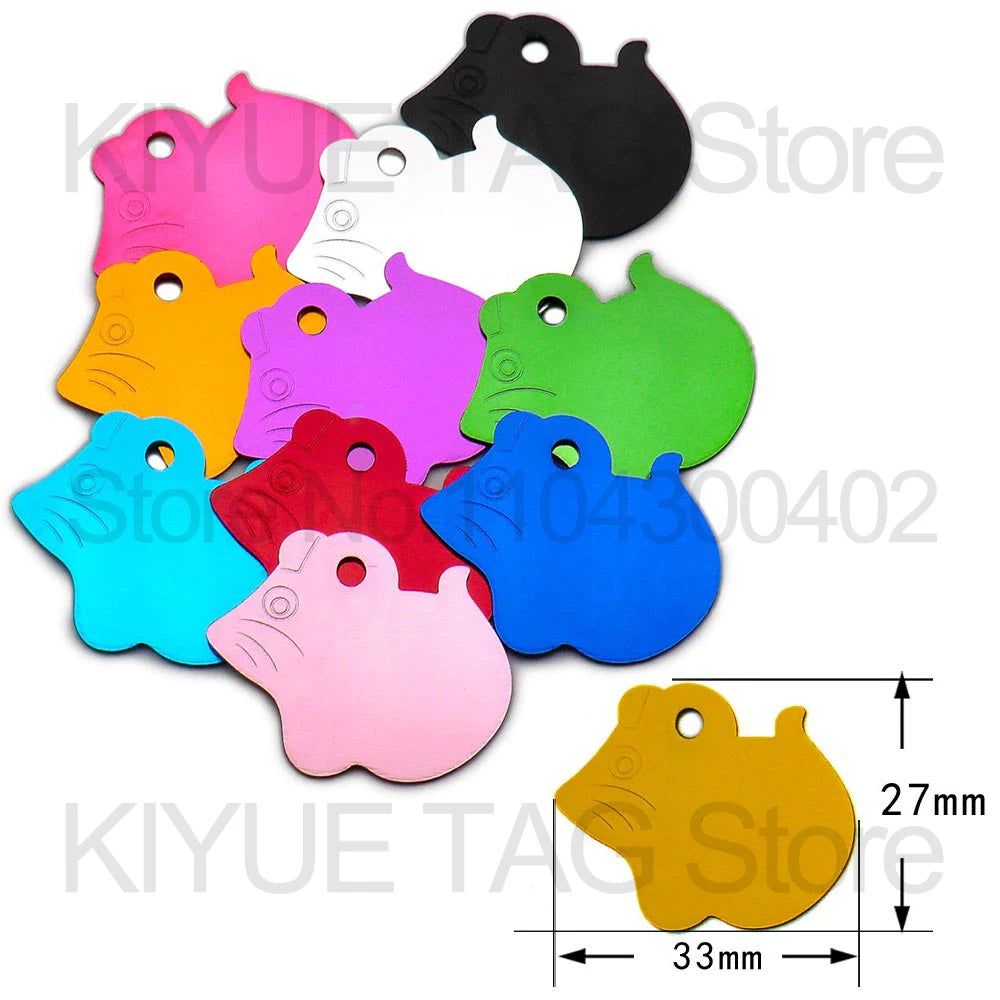 Personalised Aluminium Pet ID Tags – Pack of 100