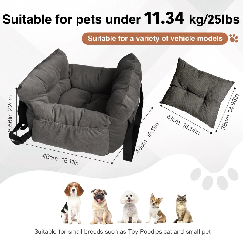 Foldable Pet Car Travel Bag