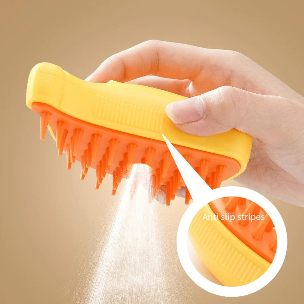 Newest Cat Dog Spray Comb Pet Grooming Accessories Multi Functional Cats Massage Brush Hair Removal Combs Cepillo Vapor Gato