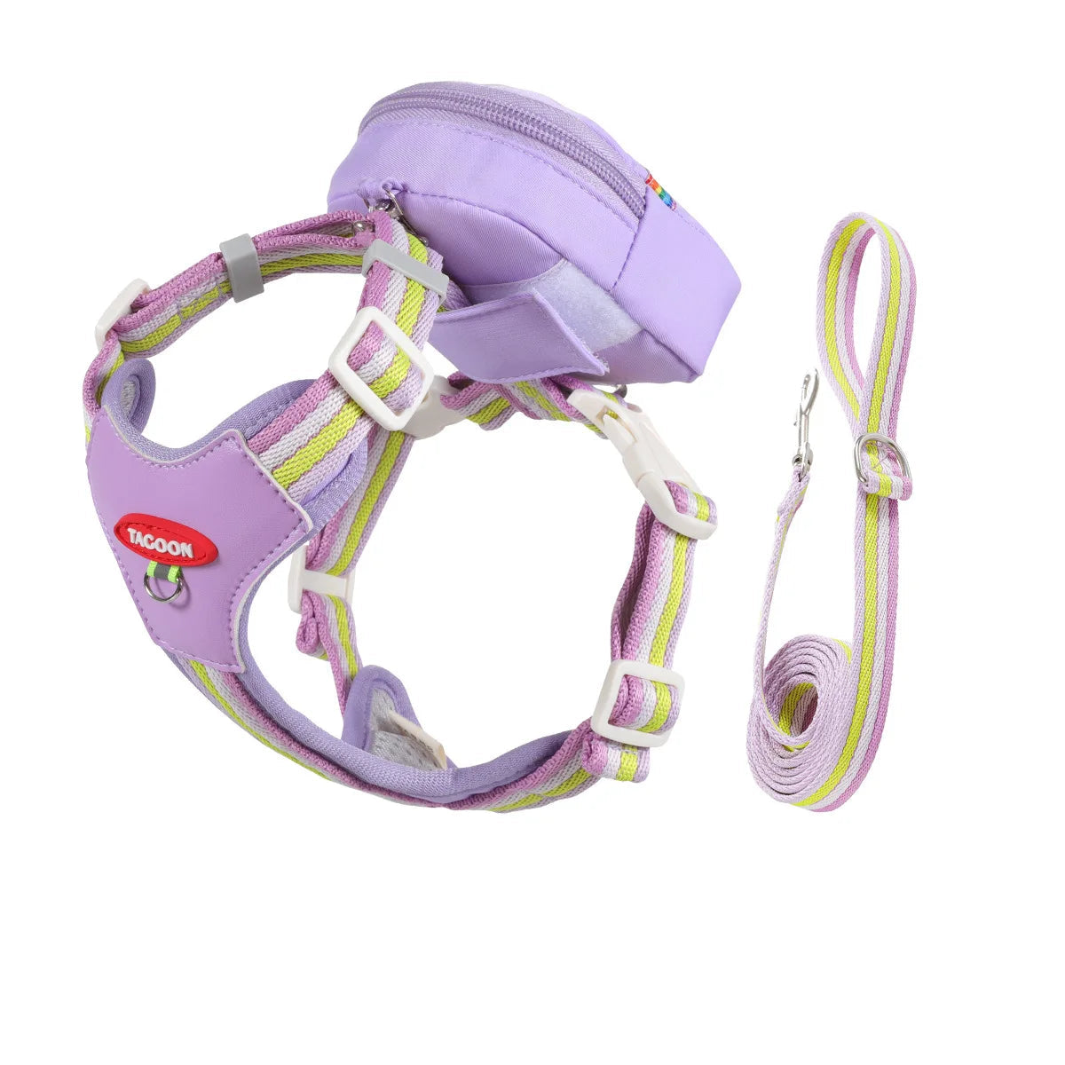 Dog Harness & Lead Set – Padded Vest Harness with Reflective Strips for Small & Medium Dogs