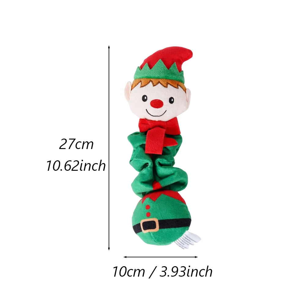 Christmas Plush Squeaky Dog Toy