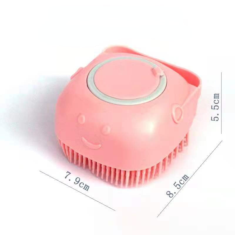 Silicone Pet Bath Brush - Massage Grooming Comb for Dogs and Cats