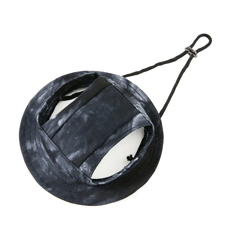 Chapeau de soleil pour animaux de compagnie avec trous pour les oreilles - Protection extérieure pour chiens et chats