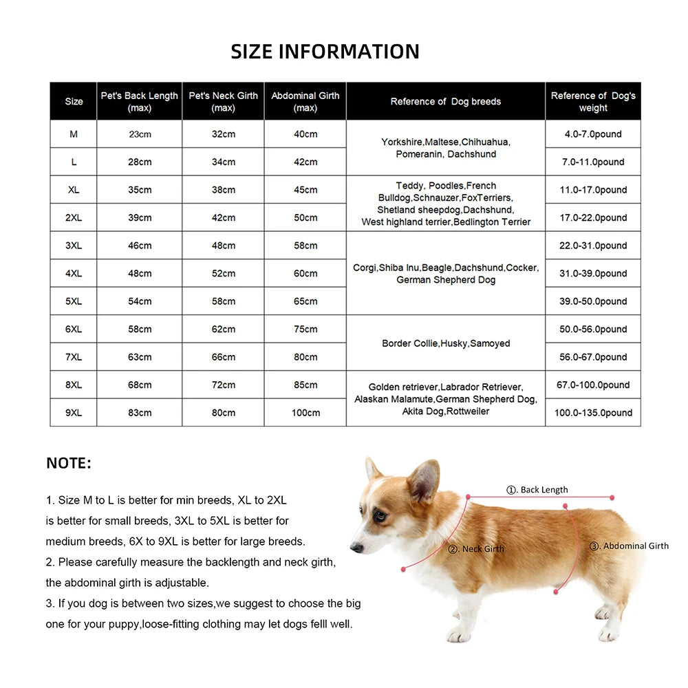 Waterproof Dog Raincoat with Fun Print