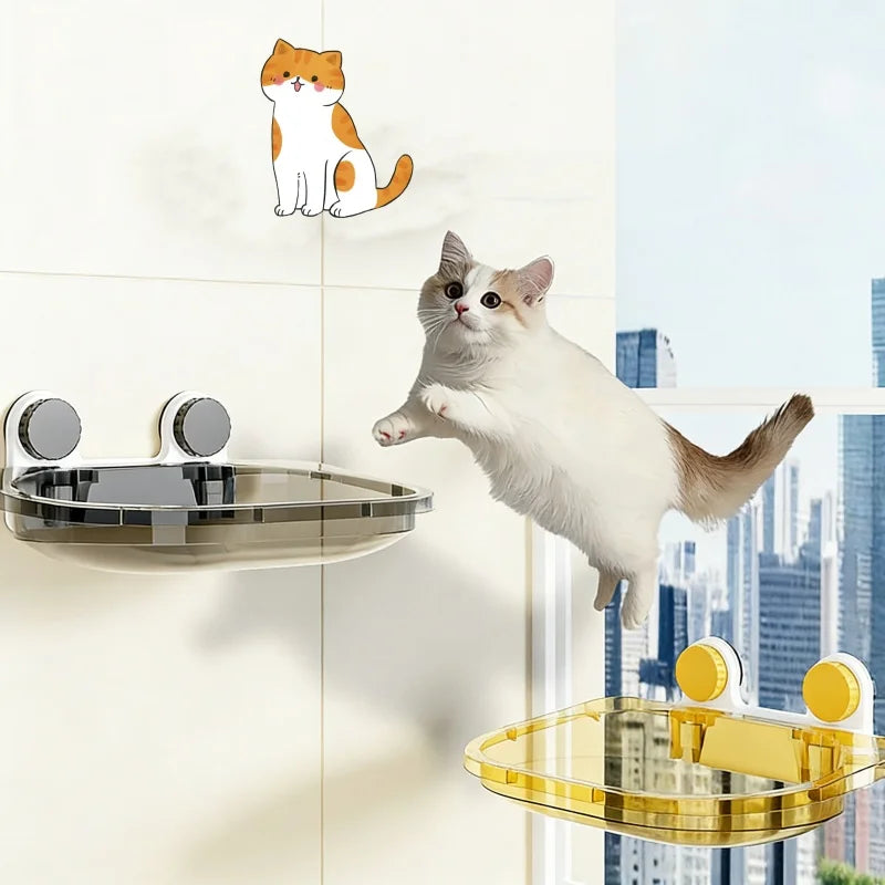 Suction-Cup Cat Window Perch