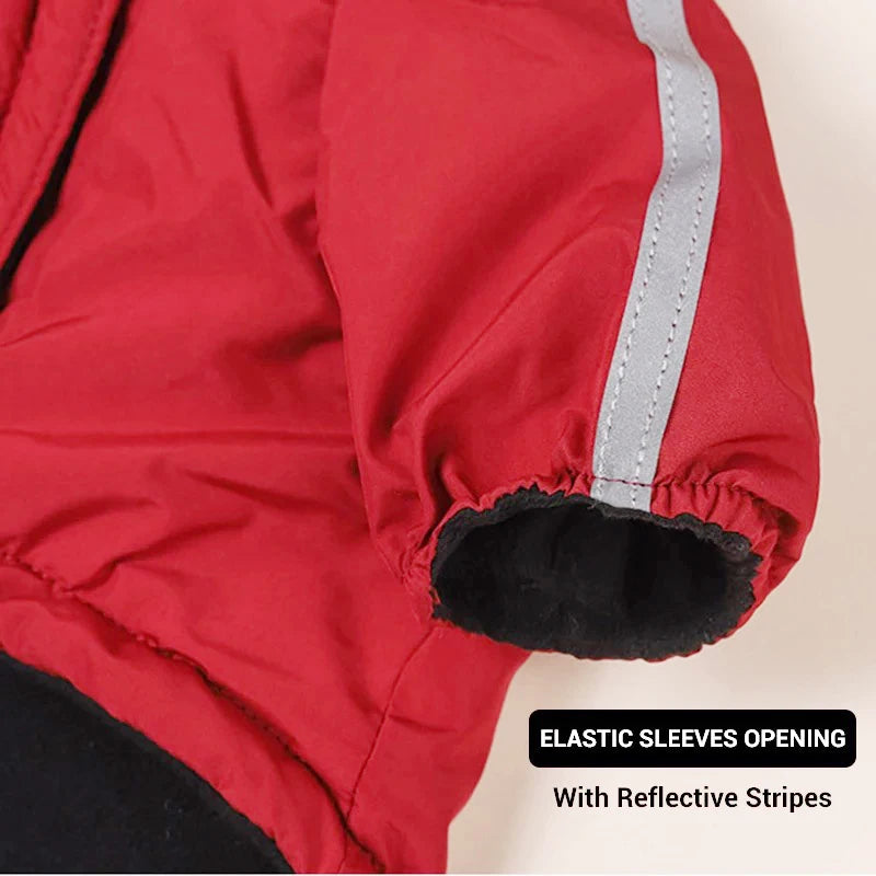 Waterproof Warm Hoodie Jacket for Dogs & Cats – Autumn & Winter
