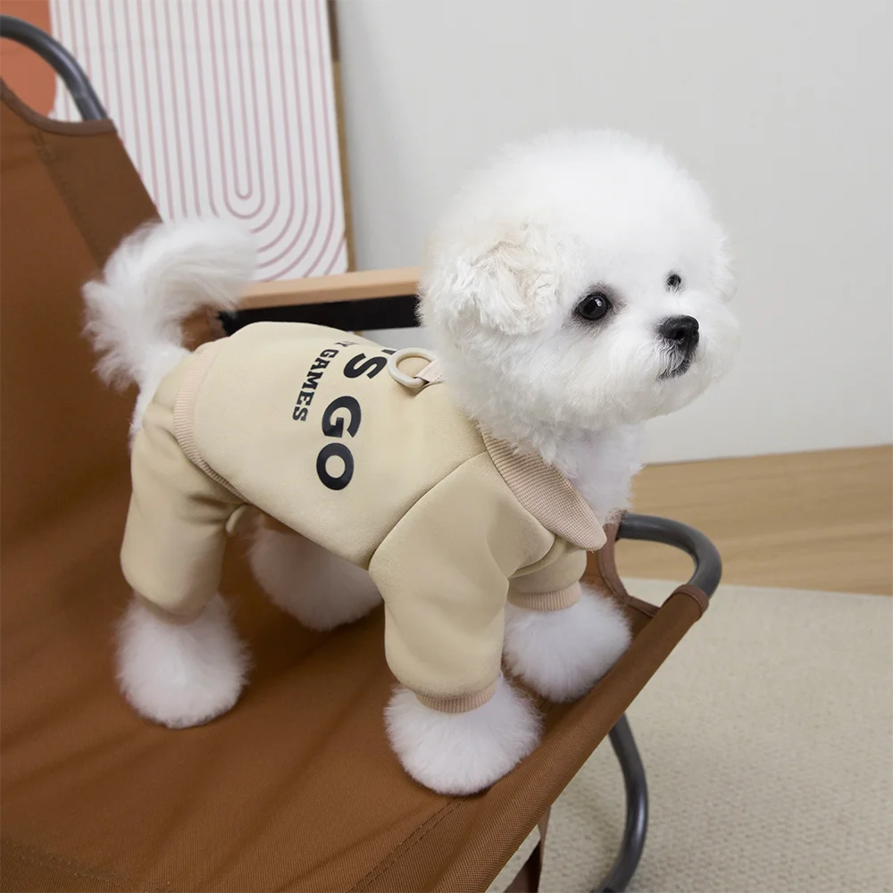 Thickened Dog Hoodie Jumpsuit for Small & Medium Dogs