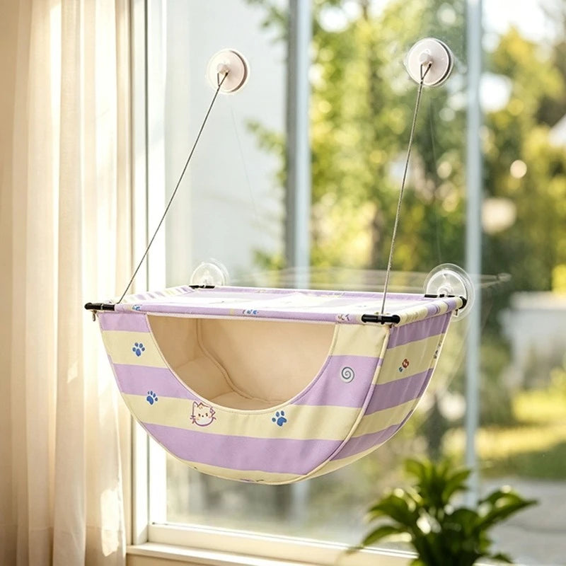 Suction-Cup Cat Window Hammock