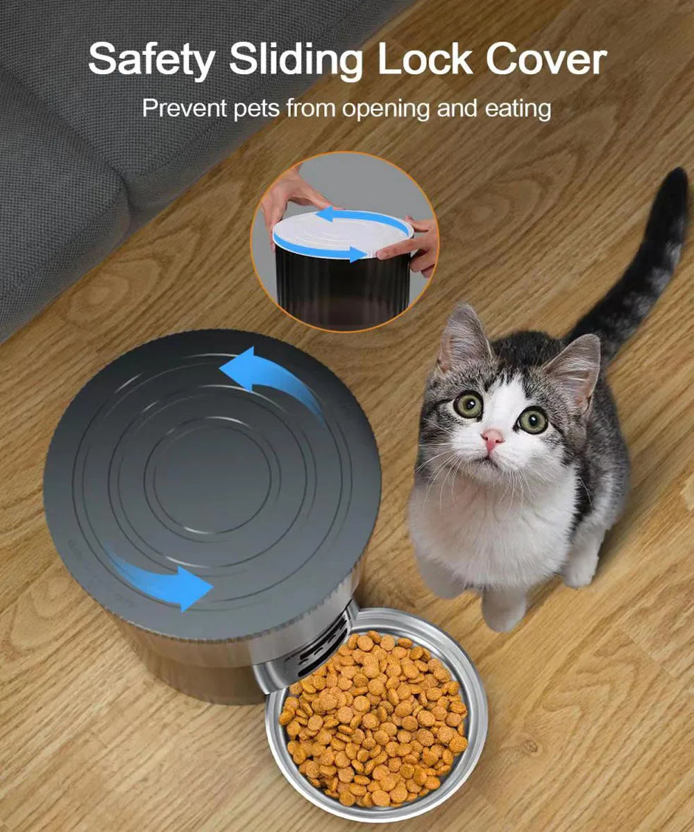 4L Pet Feeder Tuya WIFI Automatic Dog Food Dispenser Smart Cat Feeder 2L Cat Automatic Drinking Fountain Dog Water Feeder